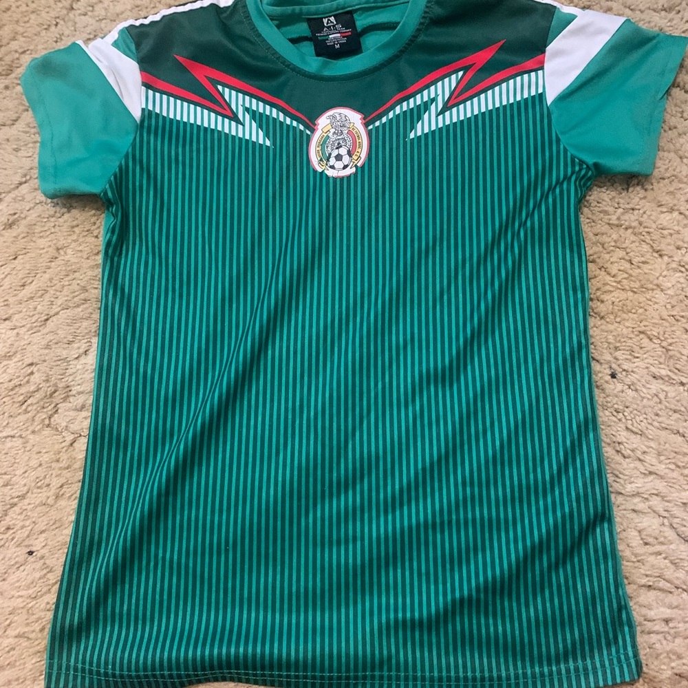 Team Mexico jersey.
